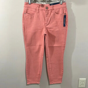 NWT Talbots Flawless High Waist Jegging Crop Comfort Stretch Denim Jeans…